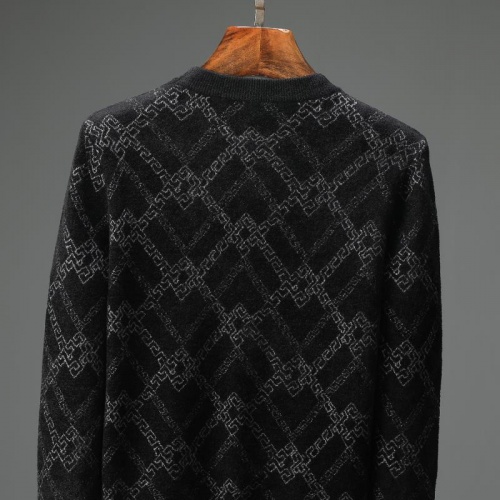 Replica Versace Sweaters Long Sleeved For Men #941223 $56.00 USD for Wholesale
