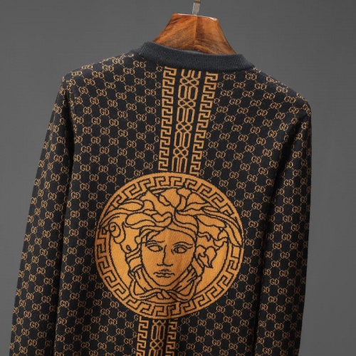 Replica Versace Sweaters Long Sleeved For Men #941238 $50.00 USD for Wholesale