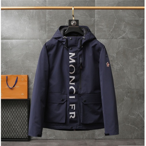 Moncler Down Feather Coat Long Sleeved For Men #941294 $135.00 USD, Wholesale Replica Moncler Down Feather Coat