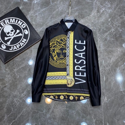 Versace Shirts Long Sleeved For Men #941305 $43.00 USD, Wholesale Replica Versace Shirts