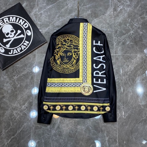 Replica Versace Shirts Long Sleeved For Men #941305 $43.00 USD for Wholesale