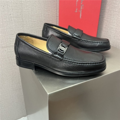 Ferragamo Salvatore FS Leather Shoes For Men #941360
