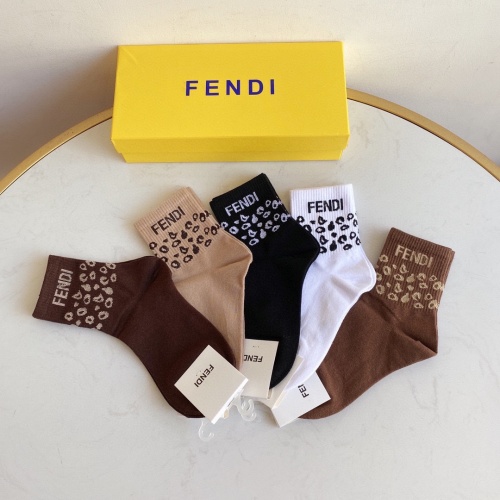 Replica Fendi Socks #941515 $27.00 USD for Wholesale