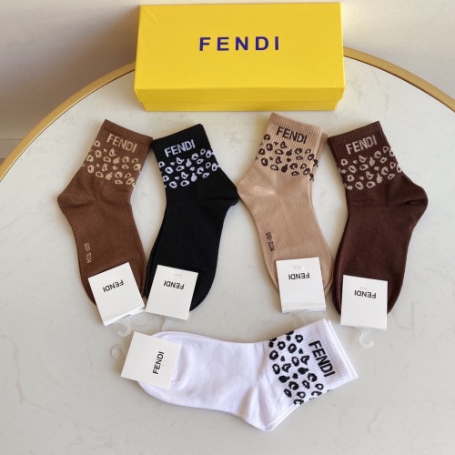 Replica Fendi Socks #941515 $27.00 USD for Wholesale