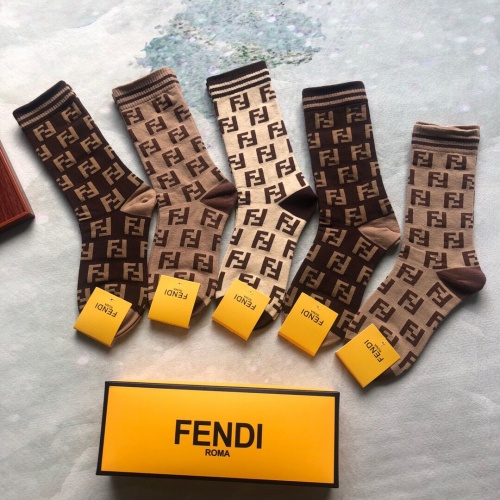 Replica Fendi Socks #941517 $27.00 USD for Wholesale