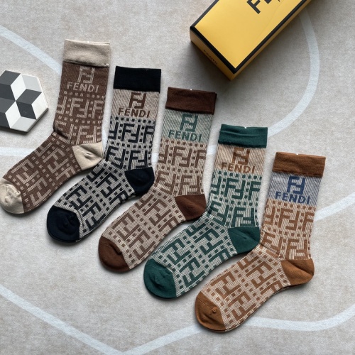 Fendi Socks #941520 $27.00 USD, Wholesale Replica Fendi Socks