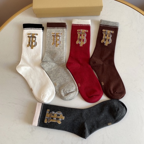Replica Burberry Socks #941536 $29.00 USD for Wholesale