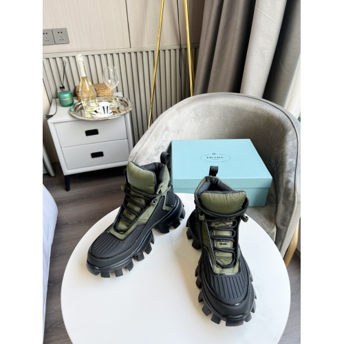 Replica Prada Boots For Men #941621 $100.00 USD for Wholesale