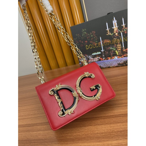 Replica Dolce & Gabbana D&G AAA Quality Messenger Bags For Women #941671 $165.00 USD for Wholesale