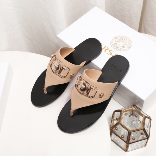 Replica Versace Slippers For Women #941798 $68.00 USD for Wholesale