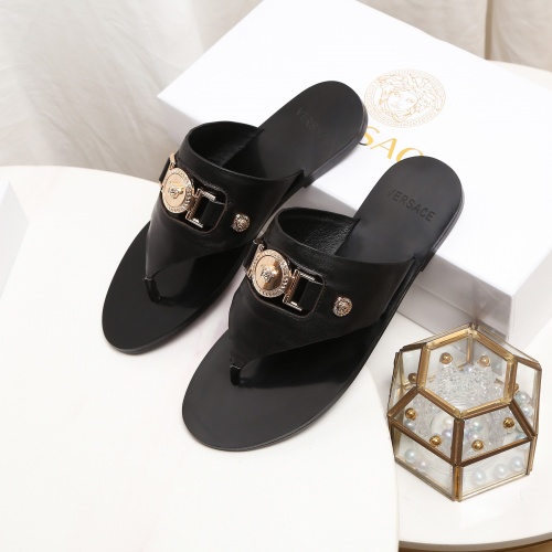 Replica Versace Slippers For Women #941800 $68.00 USD for Wholesale