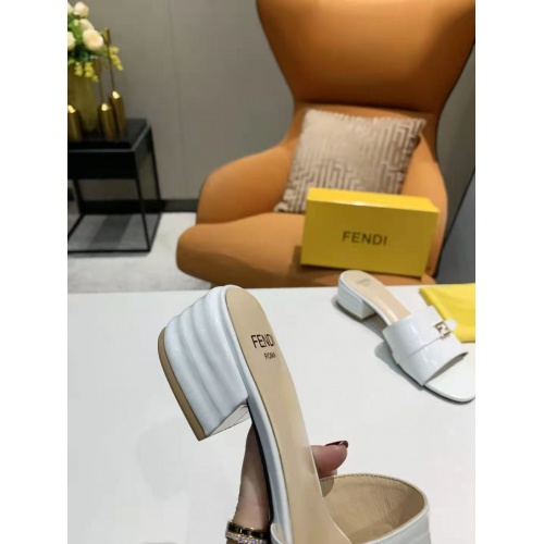 Replica Fendi Slippers For Women #941811 $64.00 USD for Wholesale