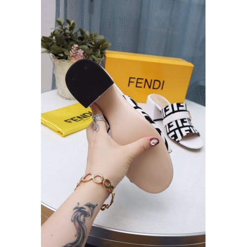 Replica Fendi Slippers For Women #941820 $72.00 USD for Wholesale