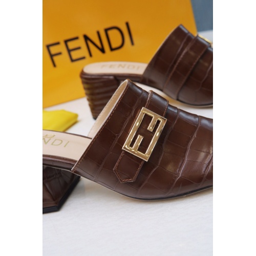 Replica Fendi Slippers For Women #941824 $72.00 USD for Wholesale