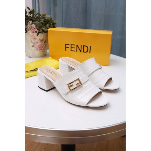 Fendi Slippers For Women #941825 $72.00 USD, Wholesale Replica Fendi Slippers