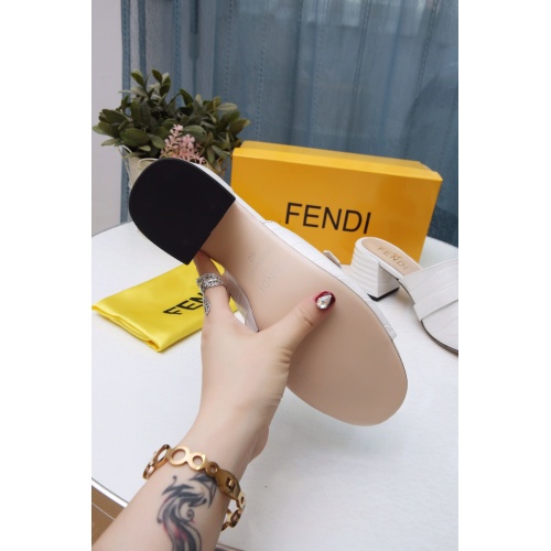 Replica Fendi Slippers For Women #941825 $72.00 USD for Wholesale