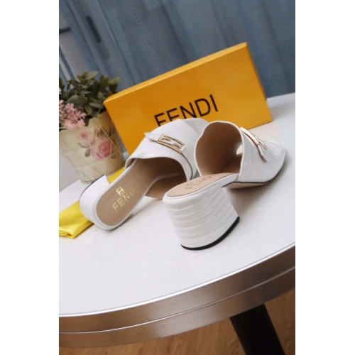 Replica Fendi Slippers For Women #941825 $72.00 USD for Wholesale