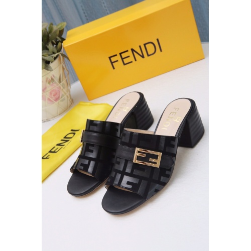 Fendi Slippers For Women #941826 $72.00 USD, Wholesale Replica Fendi Slippers