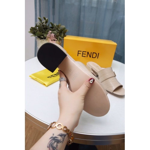 Replica Fendi Slippers For Women #941827 $72.00 USD for Wholesale