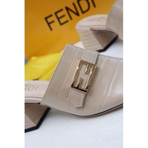 Replica Fendi Slippers For Women #941827 $72.00 USD for Wholesale