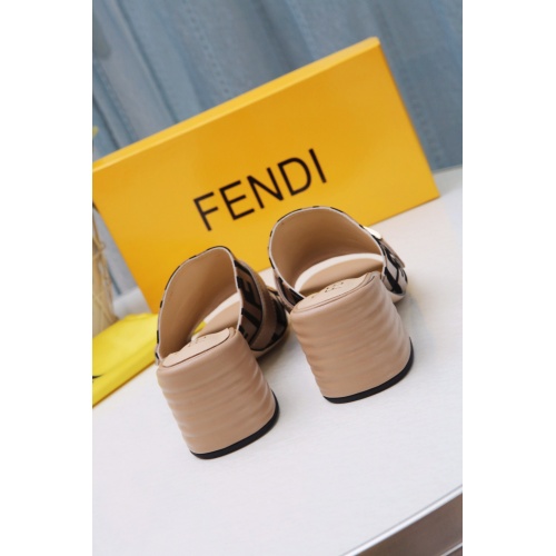 Replica Fendi Slippers For Women #941829 $72.00 USD for Wholesale