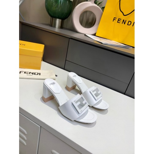 Replica Fendi Slippers For Women #941830 $72.00 USD for Wholesale
