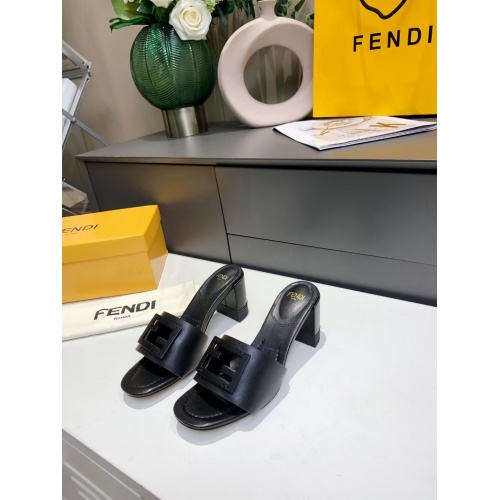 Fendi Slippers For Women #941833 $72.00 USD, Wholesale Replica Fendi Slippers