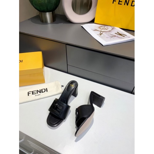 Replica Fendi Slippers For Women #941833 $72.00 USD for Wholesale