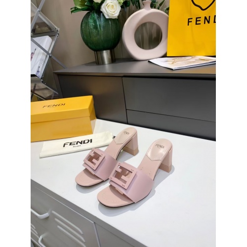 Fendi Slippers For Women #941834 $72.00 USD, Wholesale Replica Fendi Slippers