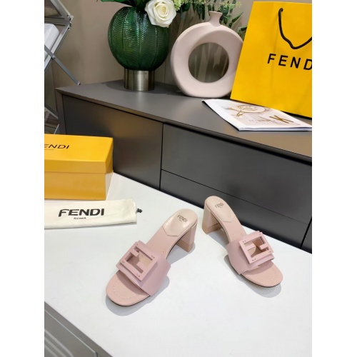 Replica Fendi Slippers For Women #941834 $72.00 USD for Wholesale