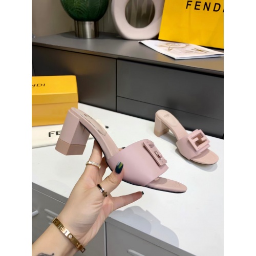 Replica Fendi Slippers For Women #941834 $72.00 USD for Wholesale