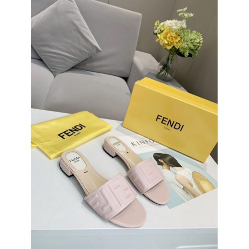Fendi Slippers For Women #941838 $76.00 USD, Wholesale Replica Fendi Slippers