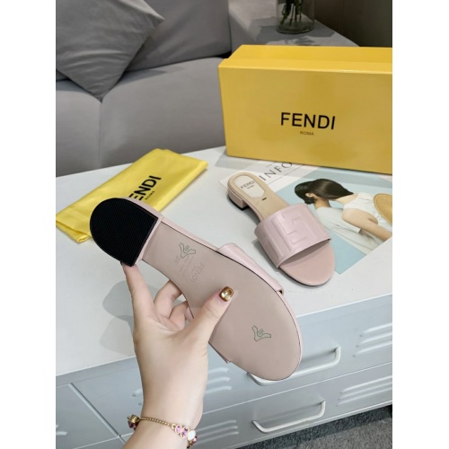 Replica Fendi Slippers For Women #941838 $76.00 USD for Wholesale