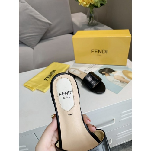Replica Fendi Slippers For Women #941839 $76.00 USD for Wholesale