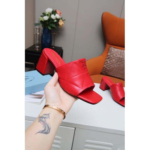 Replica Prada Slippers For Women #941841 $72.00 USD for Wholesale