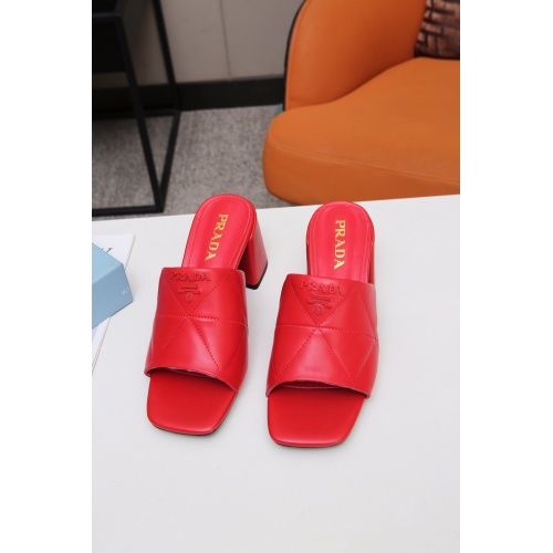 Replica Prada Slippers For Women #941841 $72.00 USD for Wholesale