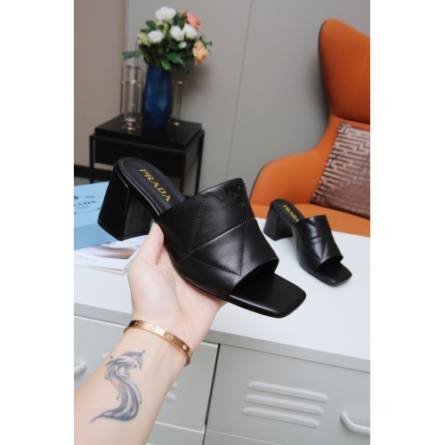 Replica Prada Slippers For Women #941842 $72.00 USD for Wholesale