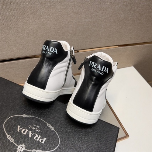 Replica Prada High Tops Shoes For Men #941900 $92.00 USD for Wholesale