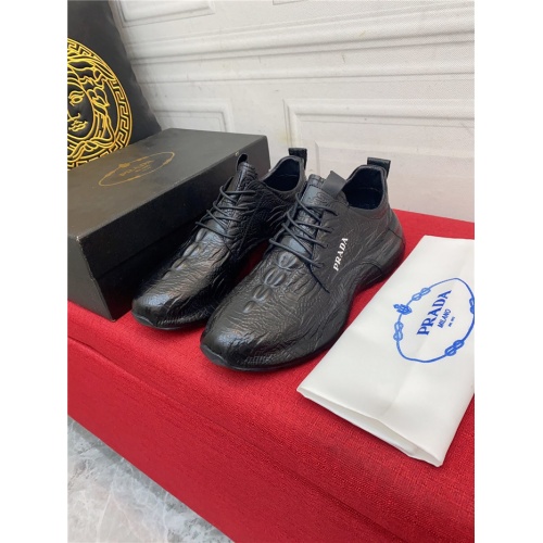 Replica Prada Casual Shoes For Men #941901 $98.00 USD for Wholesale