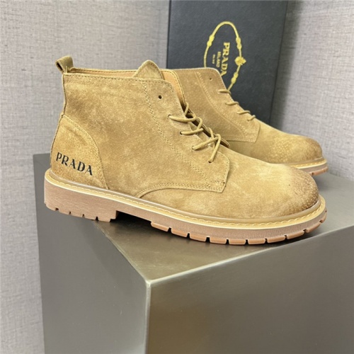 Replica Prada Boots For Men #941903 $82.00 USD for Wholesale