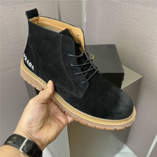 Replica Prada Boots For Men #941904 $82.00 USD for Wholesale