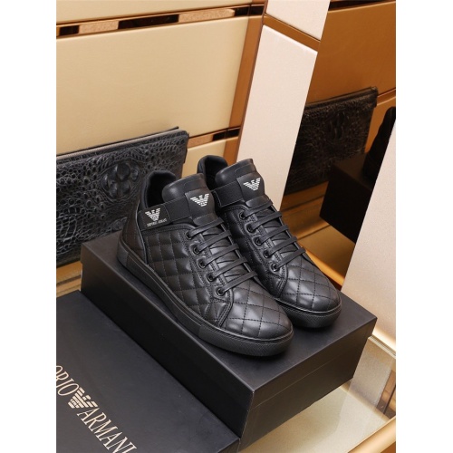 Armani Casual Shoes For Men #941911 $85.00 USD, Wholesale Replica Armani Casual Shoes