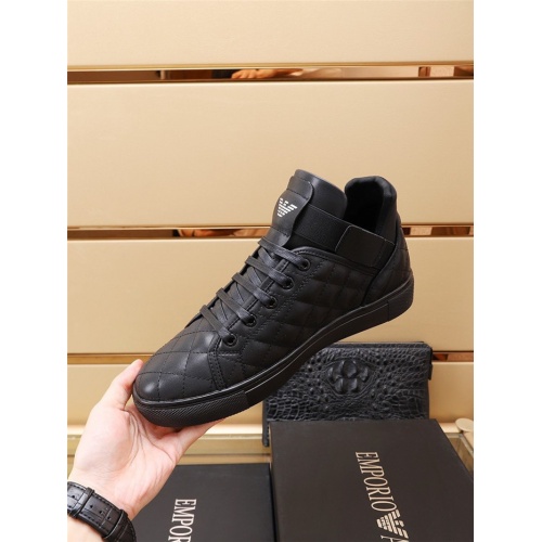Replica Armani Casual Shoes For Men #941911 $85.00 USD for Wholesale