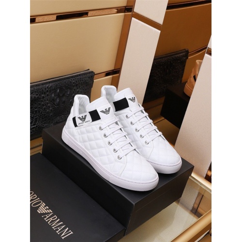Armani Casual Shoes For Men #941912 $85.00 USD, Wholesale Replica Armani Casual Shoes