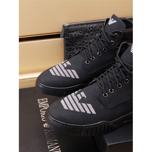 Replica Armani High Tops Shoes For Men #941920 $82.00 USD for Wholesale