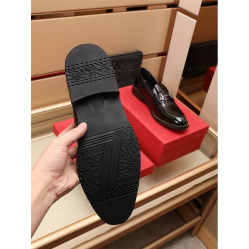 Replica Salvatore Ferragamo Leather Shoes For Men #941949 $82.00 USD for Wholesale