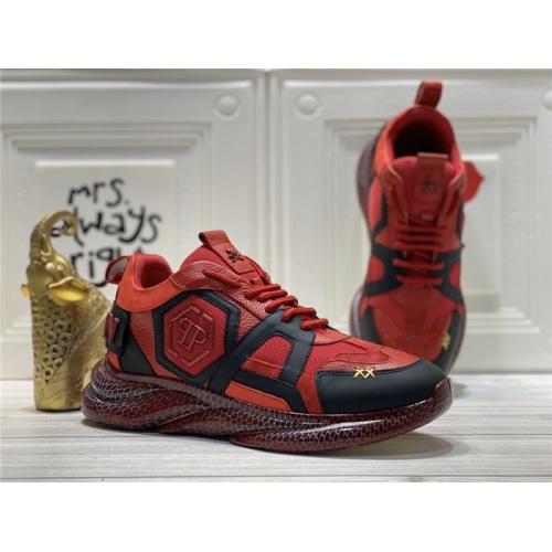 Replica Philipp Plein PP Casual Shoes For Men #941962 $140.00 USD for Wholesale