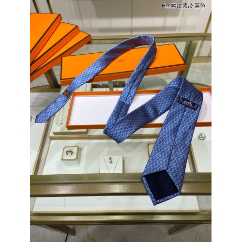 Replica Hermes Necktie For Men #942165 $41.00 USD for Wholesale