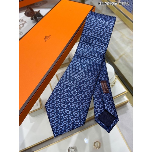 Replica Hermes Necktie For Men #942166 $41.00 USD for Wholesale