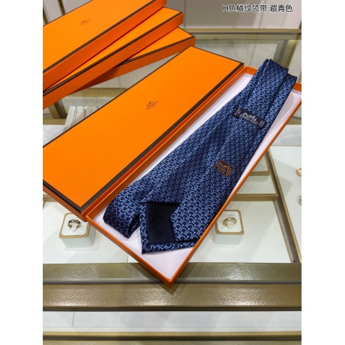 Replica Hermes Necktie For Men #942166 $41.00 USD for Wholesale